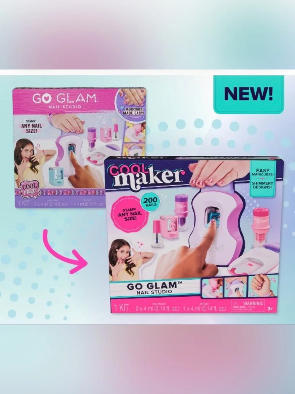 Go Glam Nail Studio Kids Nail Stamper - new 7+ years old